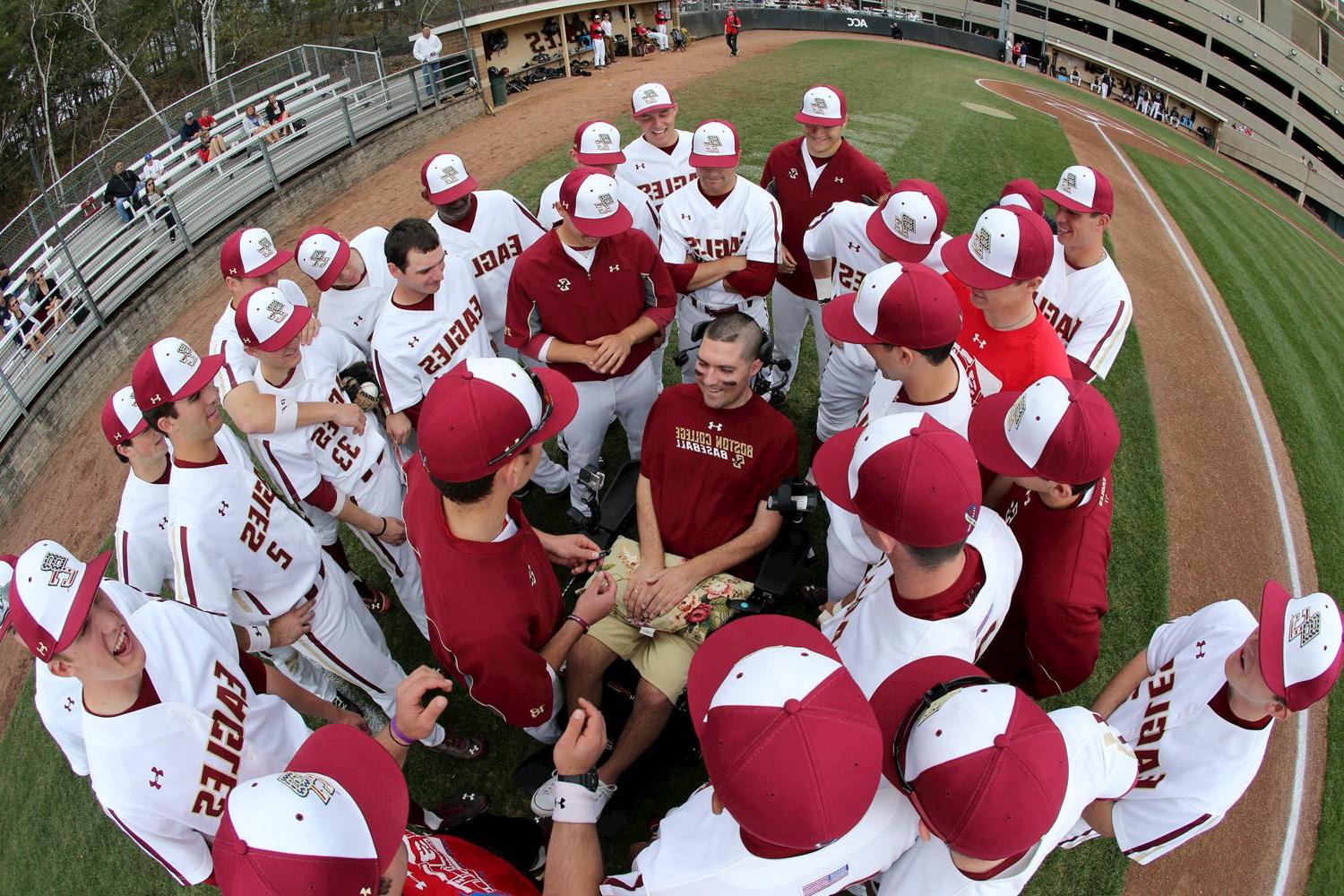 Pete Frates and baseball team